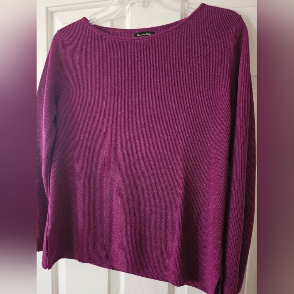 Massimo Dutti Purple Sweater